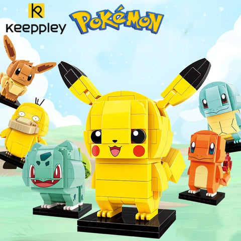 Keeppley Pikachu Eevee building blocks Pokémon peripherals