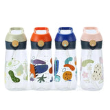 BPA FREE 450ML Cute Kids Water Bottle With Straw