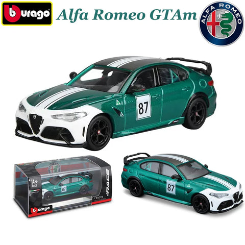 Bburago 1:43 Alfa Romeo GTAm Cars Model Alloy
