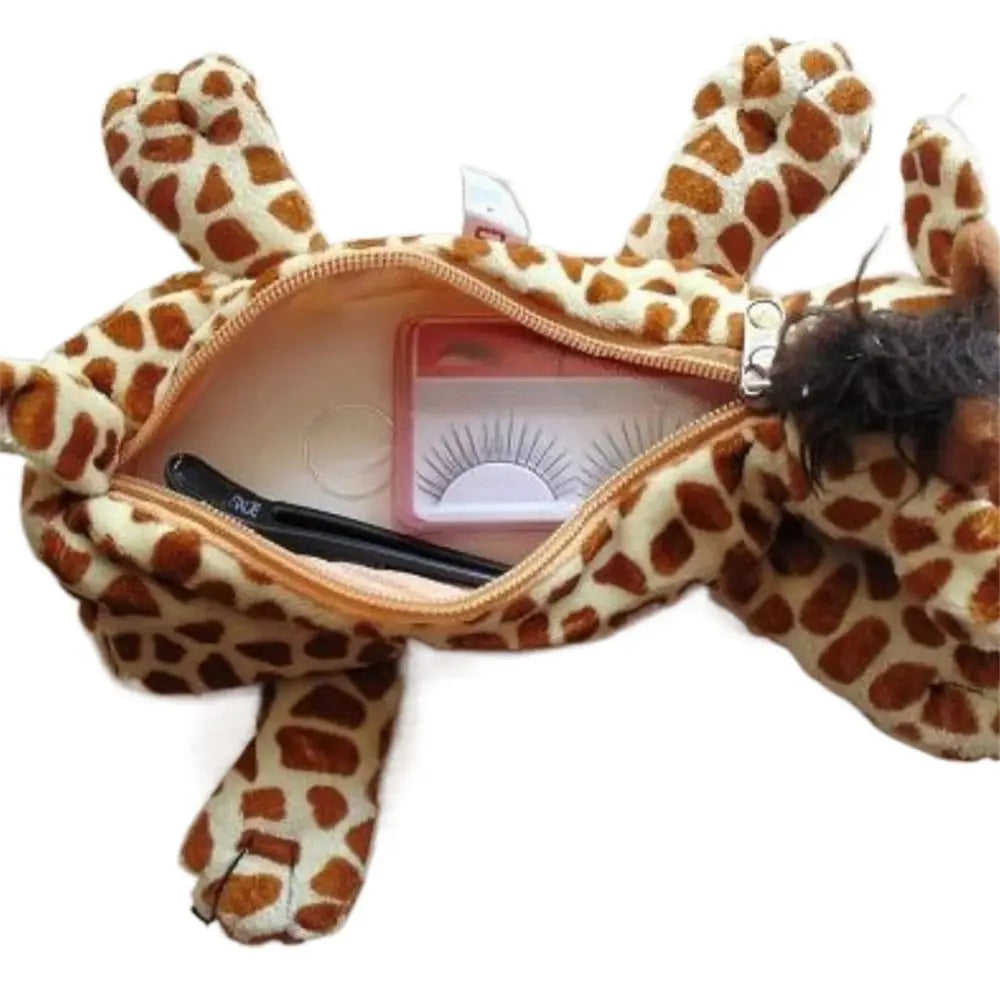 Plush Forest Animal Pencil Case