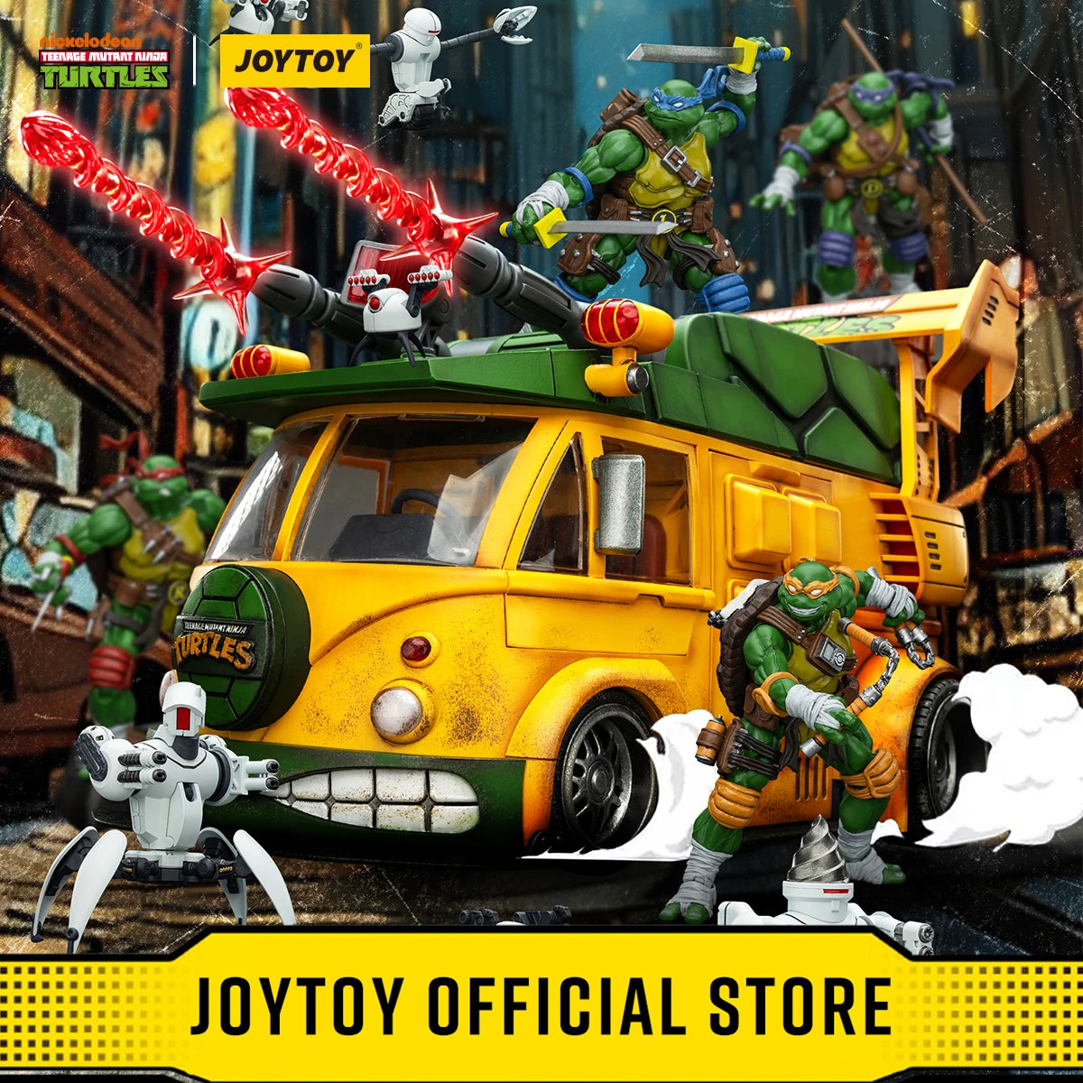 Warhammer TMNT 1/18 Action Figures TMNT-Turtle Van TMNT-Roadkill Rodney