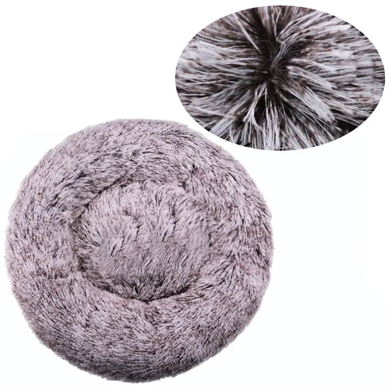 Cosy Round Plush Pet Bed 40-90cm