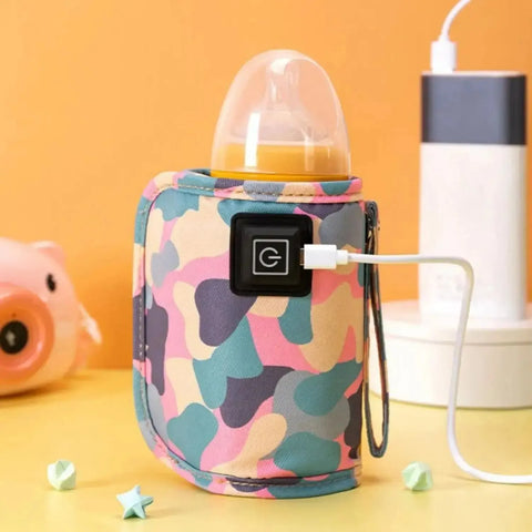 USB Milk Water Warmer Bottle Heater Insulated Bag
