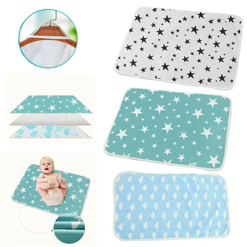 Baby Waterproof Diaper Changing Mat 50x70cm