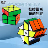 QiYi Speedcube Windmill Magic Cube Special 3x3x3 Stickerless