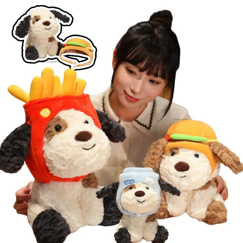 Soft Puppy Cuddly Plushies Burger