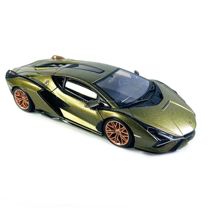 Bburago 1:24 Scale NEW Lamborghini Sian FKP 37  Alloy Luxury Vehicle Diecast