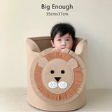 Cotton Animal Storage Basket For Toys Clothes Shoes
