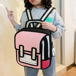 Creative Design Backpack Cute Large Capacity Adjustable Strap