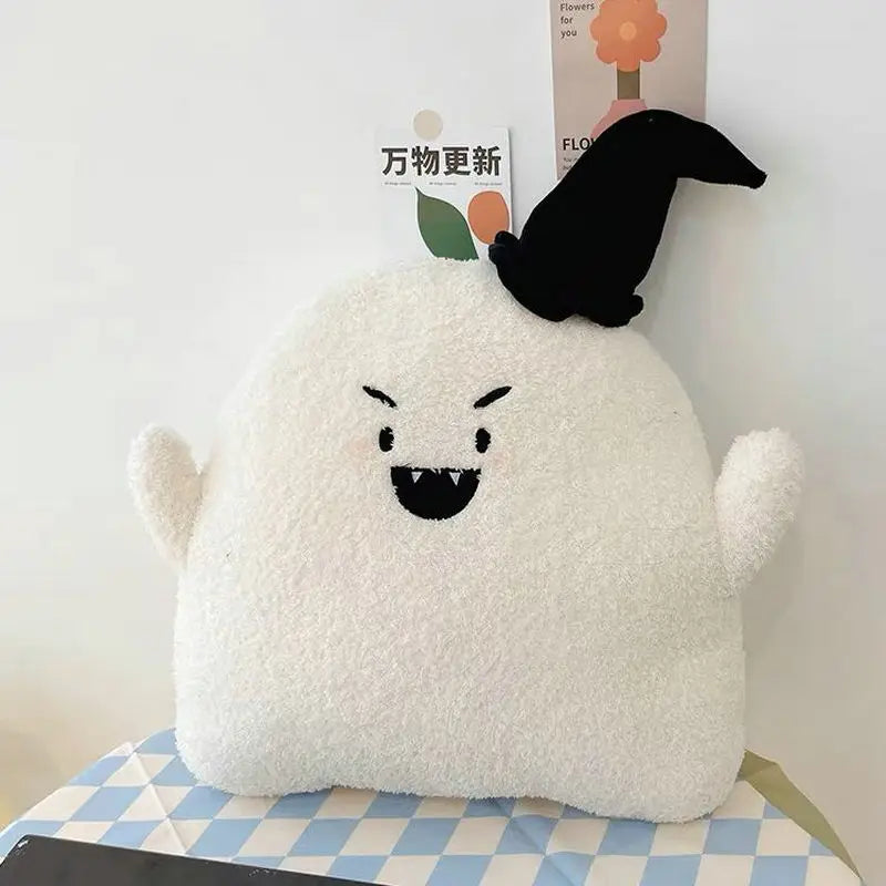 Soft Ghost Throw Pillow Plush Toy ANGRY