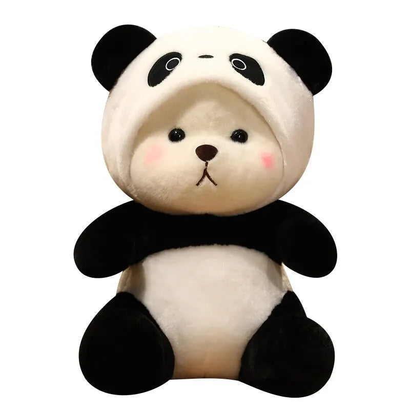 26cm Soft Stuffed Bear Turn Into Panda