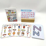 English 26 Letters Alphabet Phonics Pocket Flash Cards