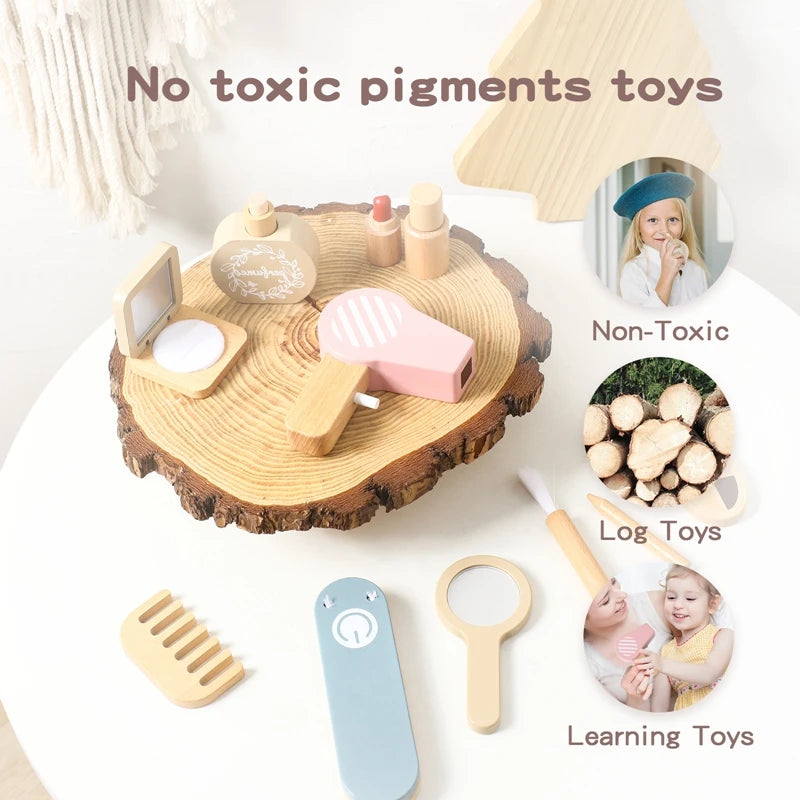 Wooden Pretend Play Make Up Toys