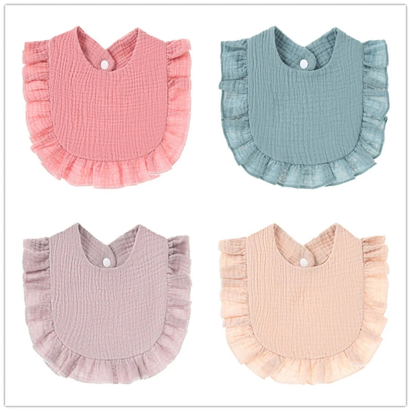 10Pcs/Set Korean Style Baby Bibs Cotton