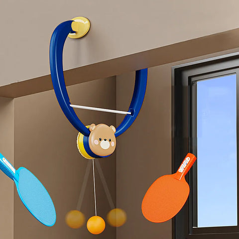 Hanging Table Tennis Trainer With Racket