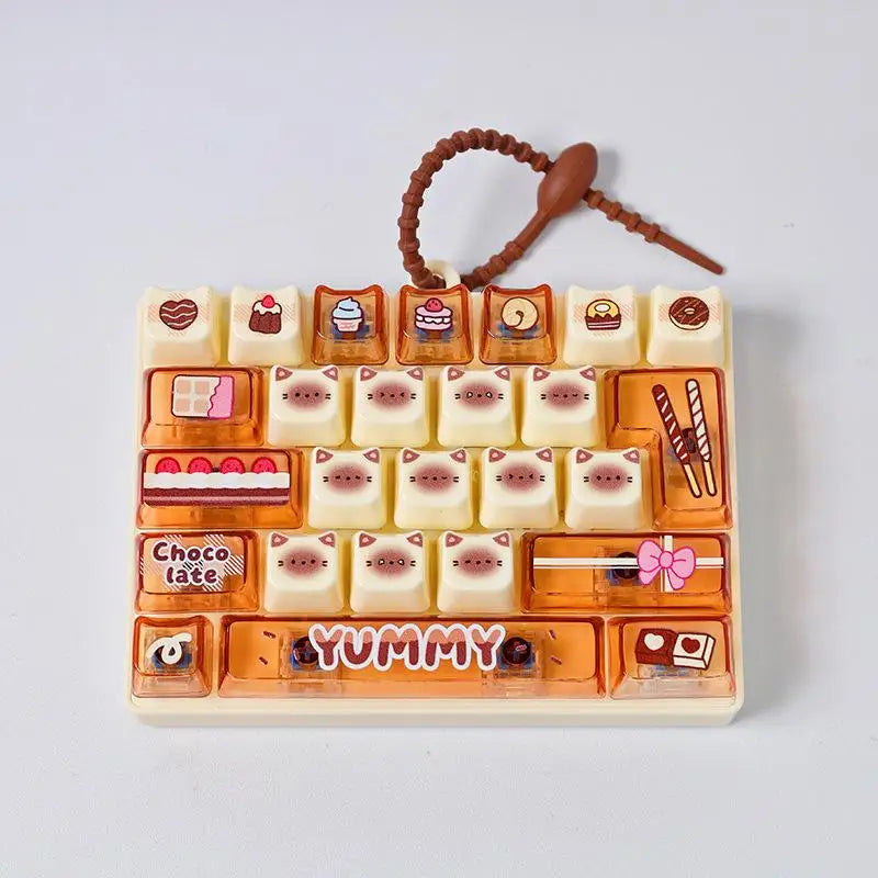 26 Key Pudding Keyboard Cartoon Clicker