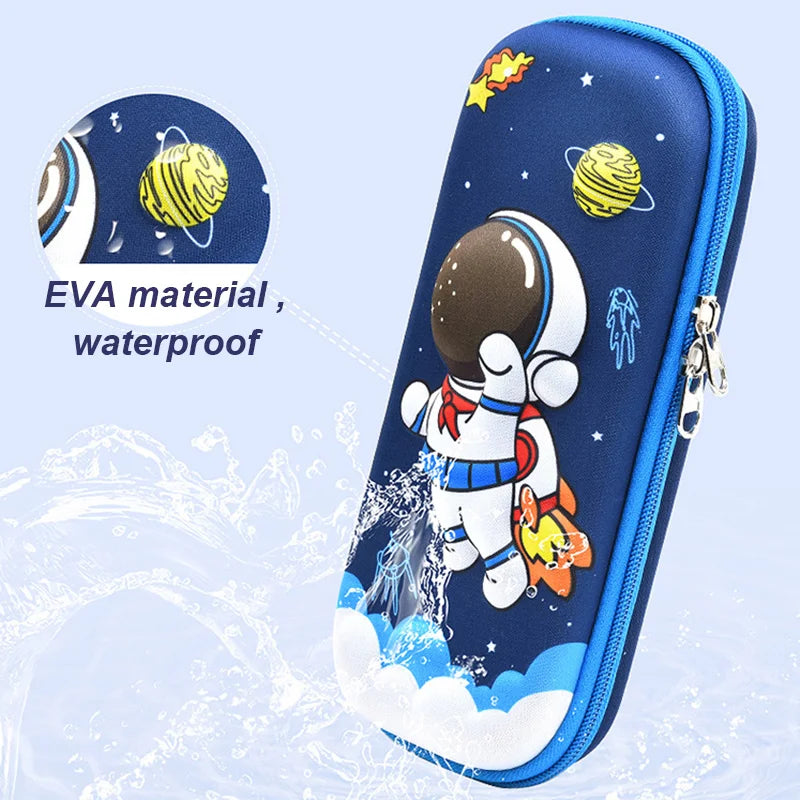 3D かわいい ペンケース EVA 大容量 防水