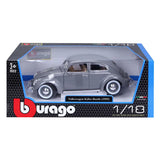 Bburago Die Cast Car 1:18 1955 Volkswagen Kafer-Beetle Alloy