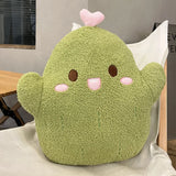 Soft Ghost Throw Pillow Plush Toy ANGRY