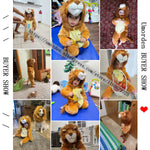 Animal King Lion Costume Jumpsuit Onesies