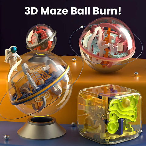 3D Maze Puzzle Ball