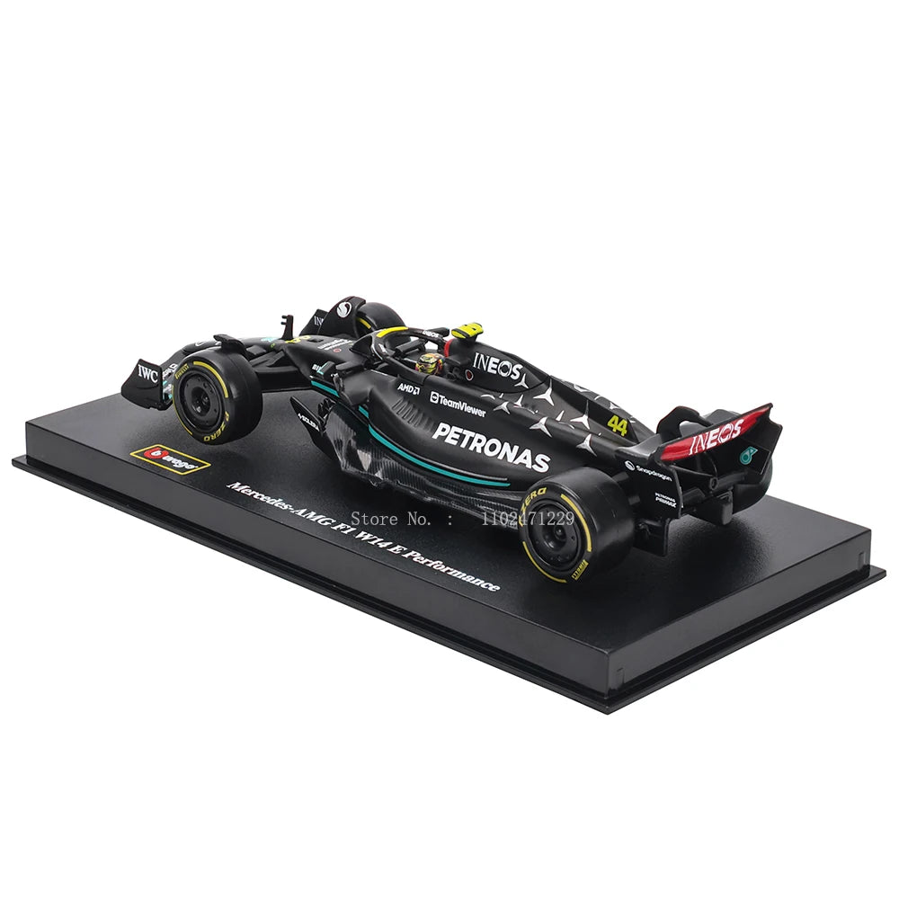 Bburago 1:43 W14 2023 44# Hamilton Mercedes-AMG Petronas F1 Team #63 Russell Alloy Car Die Cast