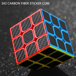 Carbon Fiber Sticker 3x3x3 Magic Cube