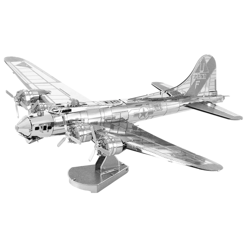 B- 17 Flying Fortress 3D DIY Metal Jigsaw Puzzle