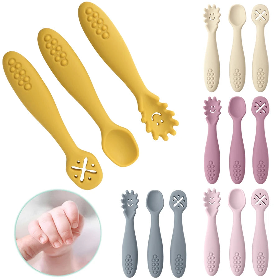 Baby Learning Spoons Utensils Set