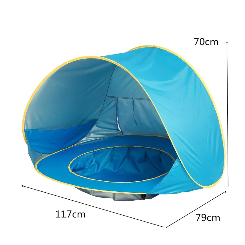 Beach Tent Portable Shade Pool UV Protection Sun Shelter for Infant