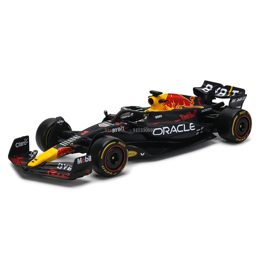 Bburago 1:43 F1 Champion Red Bull Racing TAG Heuer RB19 2023 #1 Verstappen #11 Perez Alloy Car Die Cast