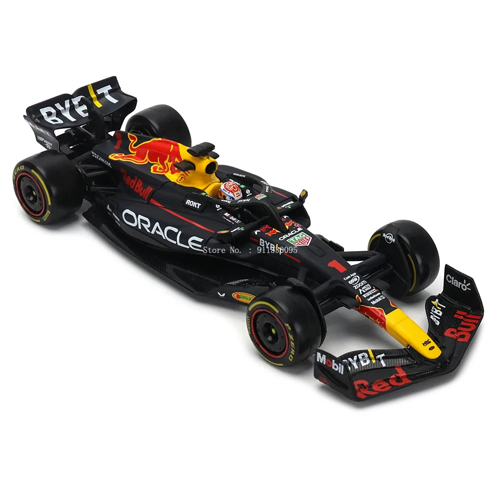 Bburago 1:43 F1 2023 Champion 1# Verstappen Red Bull Racing RB19 #11 Perez Alloy Car Die Cast