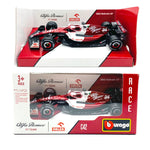 Bburago 2022 F1 Alfa Romeo C42#77 Valtteri Bottas #24 Racing Cars 1:43 Alloy