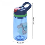 BPA FREE Kids Water Bottle with Straw 480ML