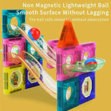 Magnetic Building Blocks with Ball Track STEM Toy