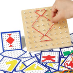 Montessori Educational Kids Baby Creative Toy Graphics Math Pattern Blocks