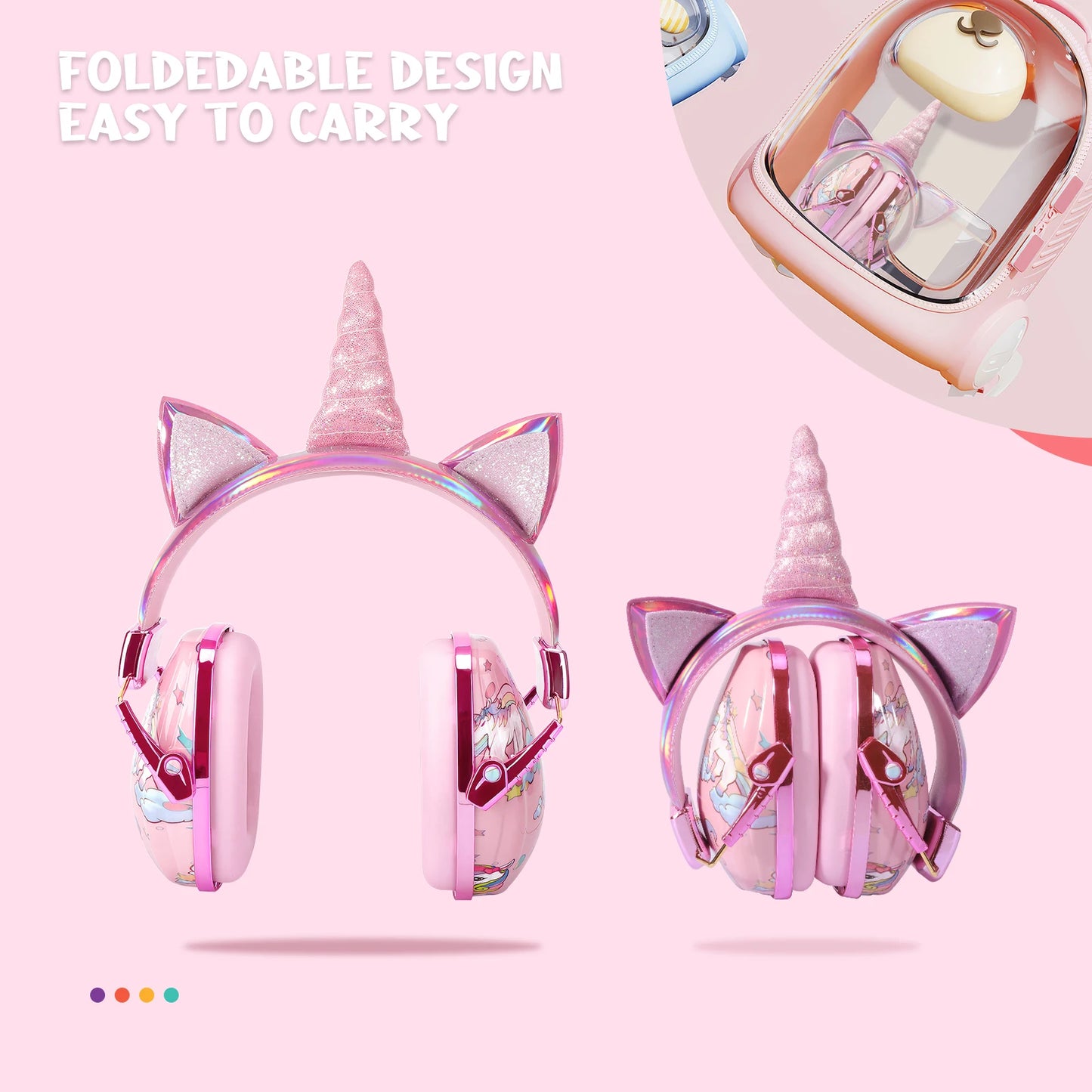 Earmuffs Noise Cancelling Unicorn