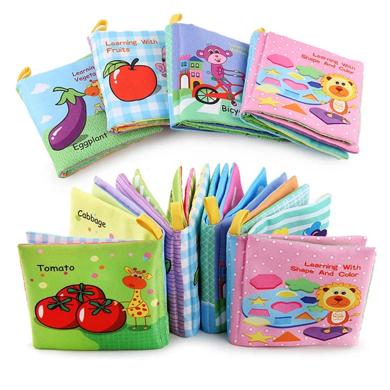 Baby Cloth Book Fruits Animals