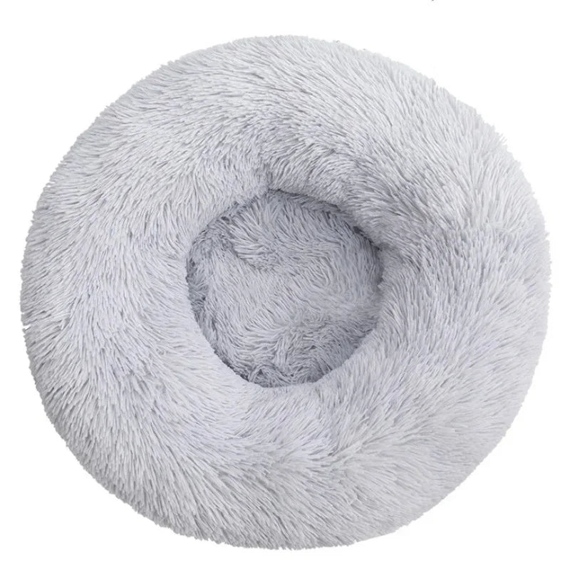 Cosy Round Plush Pet Bed 40-90cm