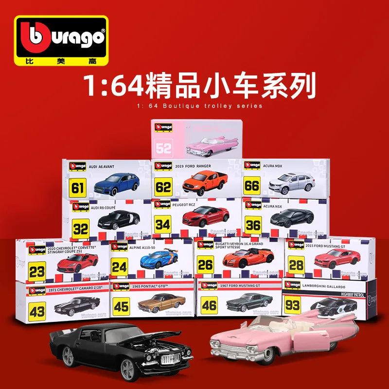 Bburago Premium TP, Pink 1959 Cadillac Scale Car Model Replica Collection