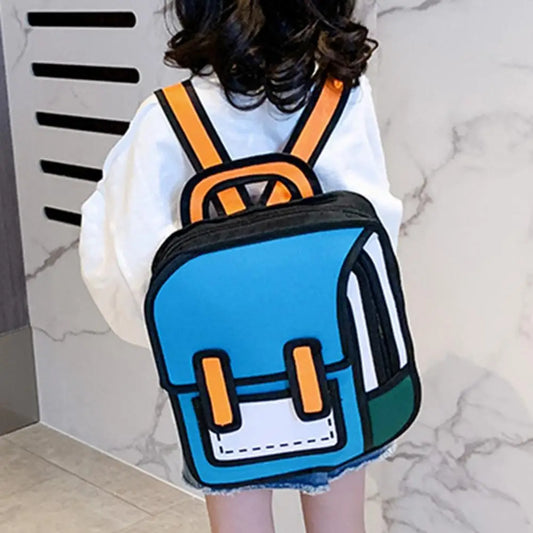 Creative Design Backpack Cute Large Capacity Adjustable Strap