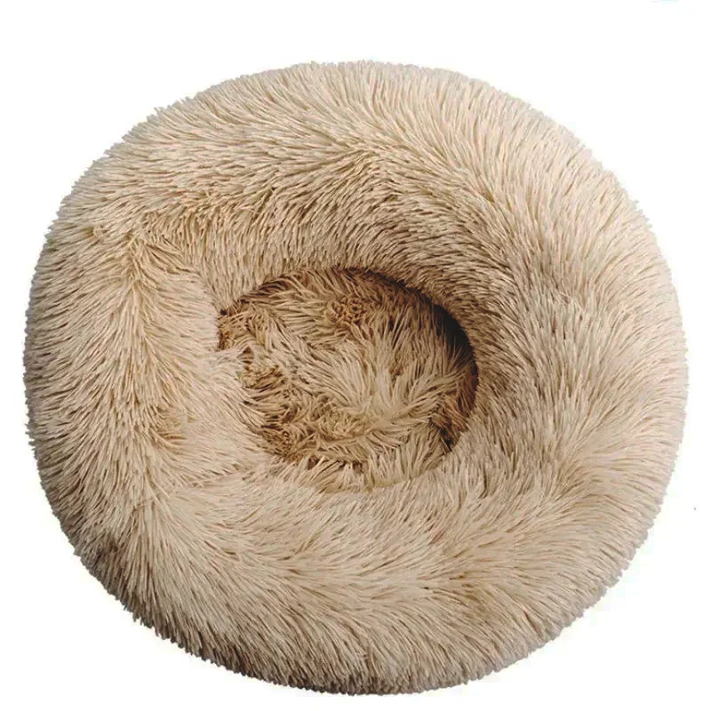Cosy Round Plush Pet Bed 40-90cm