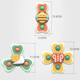 Cartoon Sea Animal Spinners Toy ABS Suction Cup