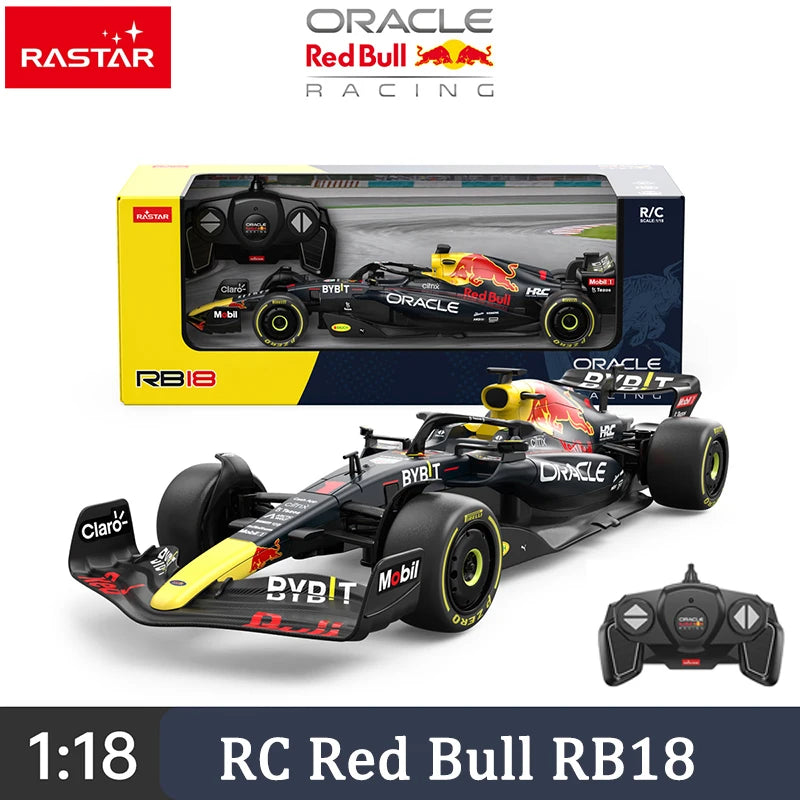 RASTAR 2022 Red Bull RB18 Racing RC Cars Model 1:18 2.4G