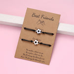 Sports Friendship Leather Rope Bracelet