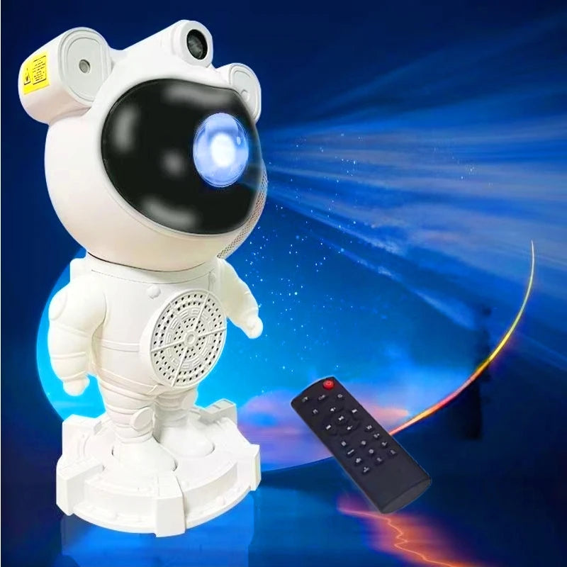 Starlight Astronaut Night Light Laser Ambiance Lamp Bluetooth Speaker