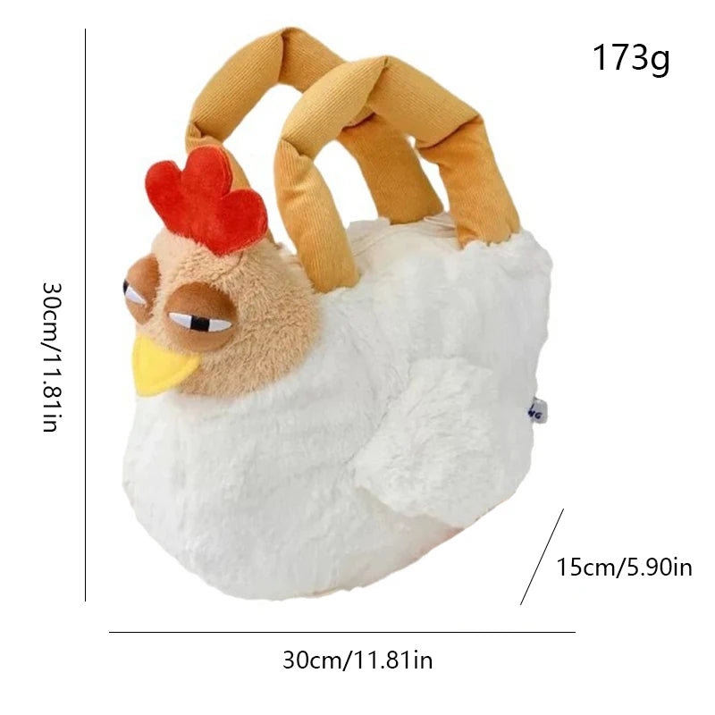 Big Rooster Plush Fashion Bag