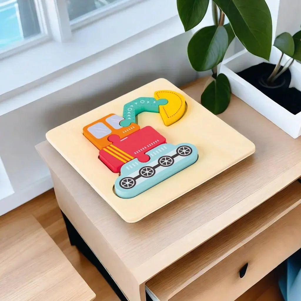 Three-dimensional Wooden Jigsaw Puzzle