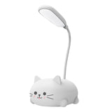 子供部屋用 LED デスクランプ かわいい猫ランプ USB 充電式