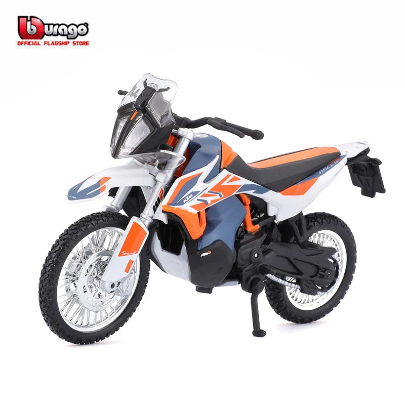 Bburago 1:18 KTM 790 Adventure R Rally simulation alloy